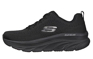 Skechers D'lux Walker Low Top Casual Shoes Women's All Black