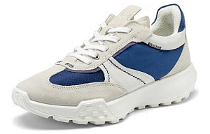 Ecco Slip-Resistant Low-Top Chunky Sneakers Women's White Blue 1 2630764