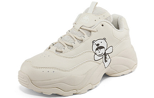 Kappa Abrasion Resistant Low Top Chunky Sneakers Women's Khaki 1 2630966