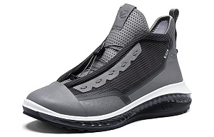 Ecco Fit For Action Casual Shoes Men Mid-Top Magnet Gray 1 2631141