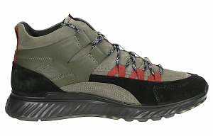 Ecco Wear-Resistant Mid-Top Sports Casual Shoes Men's Brown 1 2631298