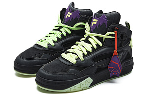 FILA FUSION DESPERADO Fugitive Vintage Basketball Shoes Men Mid-Top Black/Noble Purple 1 2631769