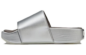 Adidas Y 3 Slides Silver Metallic Brown Cream White