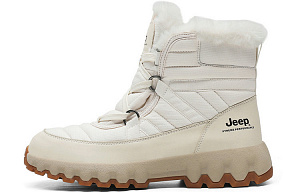 Jeep Snow Boots Unisex White