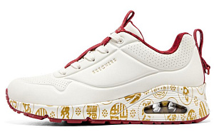 Skechers 2023 Year Of The Rabbit Uno Celebrat Airy Athletic Sneakers 'White Red Gold' Women's