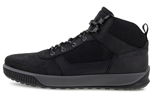 Ecco High-Top Sports Casual Shoes Men's Black