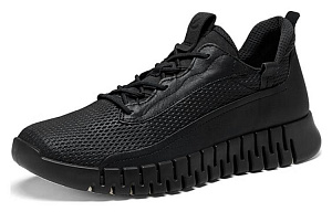 Ecco Low-Top Sports Casual Shoes Men's Black 1 2632827