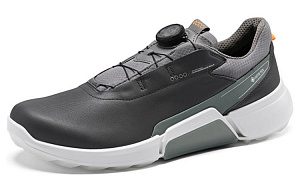 Ecco Golf Fitness H4 Collection Low-Top Sports Casual Shoes Men's Magnet Gray 1 2632882