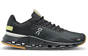 On Cloudnova Form Support Low-Top Casual Shoes Women's Black Grass Yellow 1 2632907