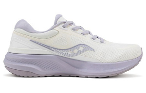 Saucony Puff Anti Slip Wear Resistant Low Top Running Shoes Women's White Purple 1 2632913