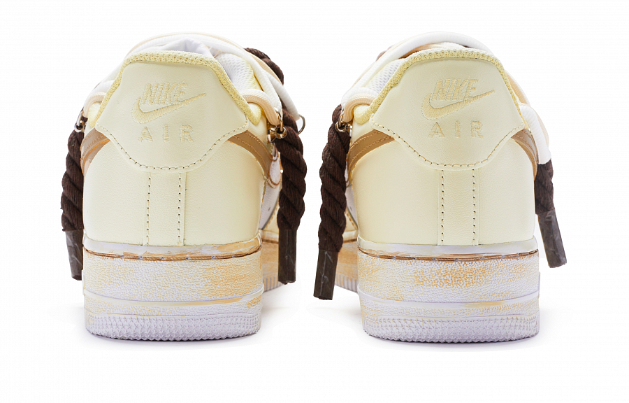 Nike Air Force 1 07 Air Force 1 T10 Low Top Skateboard Shoes Men's White Yellow Brown купить в интернет-магазине Yoocart с быстрой доставкой по России.