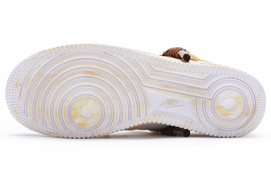 Nike Air Force 1 07 Air Force 1 T10 Low Top Skateboard Shoes Men's White Yellow Brown купить в интернет-магазине Yoocart с быстрой доставкой по России.