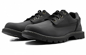 CAT Slip-Resistant Ankle-Length Outdoor Boots Men's Black 1 2633469