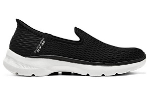 Skechers Go Walk 6 Shoes 'Black White' Women's 1 2634057