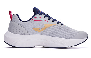 Joma Cushioning Wear-Resistant Low-Top Carbon Plate Marathon Running Shoes Women's Gray Navy Blue 1 2634170