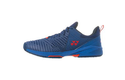 YONEX Low-Top Tennis Shoes Unisex Navy Blue Red