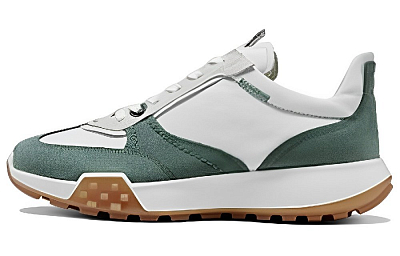 Ecco Slip-Resistant Low-Top Sports Casual Shoes Men's Frost Green