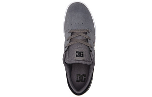 DC Shoes Crisis 2 Anti-Slip Wear-Resistant Low-Top Skateboard Shoes Men's Gray 3 2634689