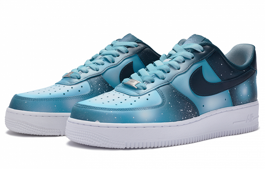 Nike Air Force 1 Low 811 Manufacturing, Galaxy, Special Shoe Box Low Top Skateboard Shoes Men's Blue White купить в интернет-магазине Yoocart с быстрой доставкой по России.