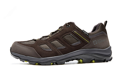 Jack Wolfskin Vojo 3 Texapore Low Cushioning Anti-Slip And Wear-Resistant Low-Top Outdoor Shoes Men's Dark Brown