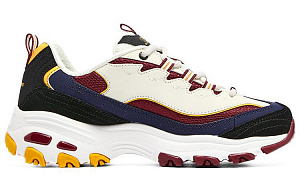 Skechers D'LITES 1.0 Running Shoes 'White Navy Red' Women's 1 2635293