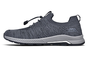Jeep Low-Top Outdoor Shoes Men's Gray