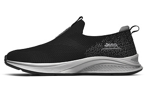 Jeep Low Top Casual Shoes Men's Black