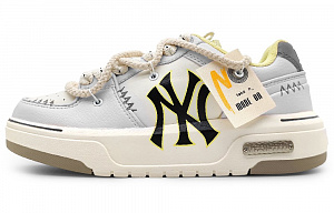 MLB Chunky Liner Slip-Resistant Cushioning Wear-Resistant Low-Top Skateboard Shoes Unisex Light Gray