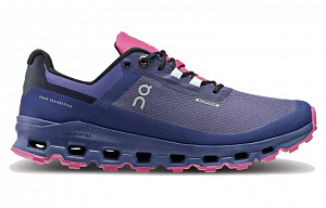 On Cloudvista Collection Cushioned Slip-Resistant Abrasion-Resistant Low-Top Running Shoes Women's Blue Purple 1 2636541
