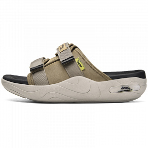 Jeep Slide Slippers Men's Khaki