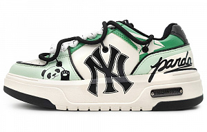 MLB Chunky Liner Wear-Resistant Height Increasing Low-Top Skateboard Shoes Unisex Green