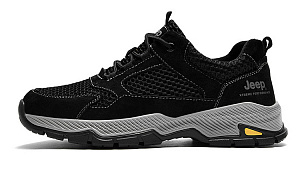 Jeep Low Top Outdoor Shoes Men's Black