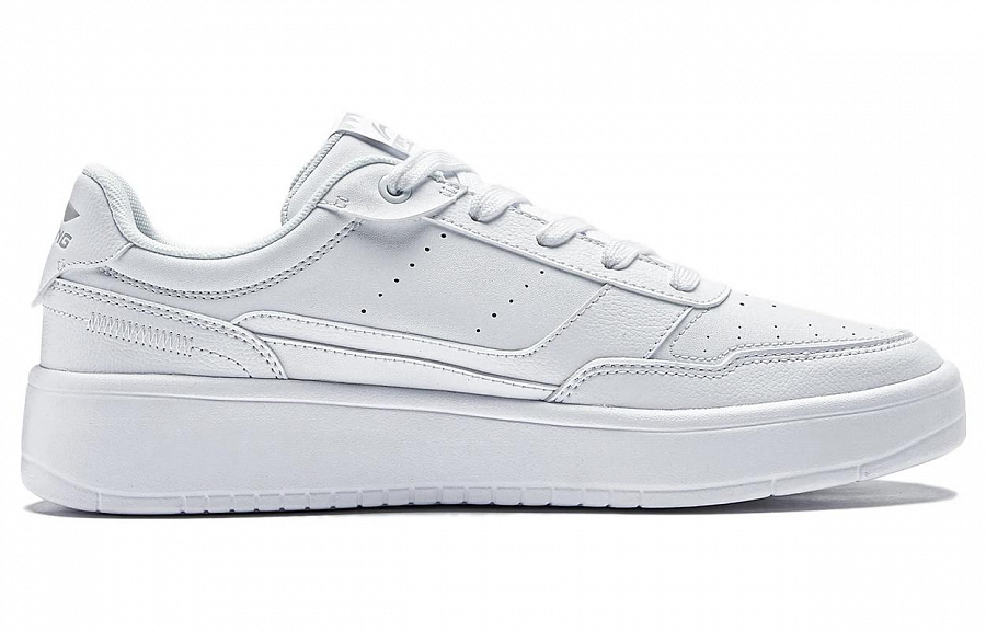 LINING Relaxing Skateboard Shoes Men Low-Top White