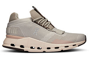 On Cloudnova Slip-Resistant Low-Top Casual Shoes Women's Pearl White Shell Pink 1 2637607