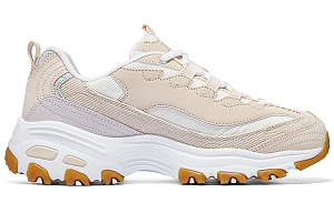 Skechers Dlites 1.0 'White Beige' Women's 1 2637710