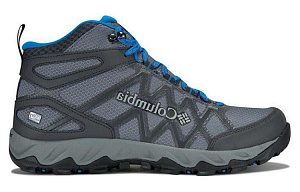 Columbia Slip-Resistant Coverage Mid-Top Trekking Shoes Men's Gray 1 2637830
