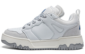 Kappa Anti-Slip Wear-Resistant Low-Top Skateboard Shoes Unisex White
