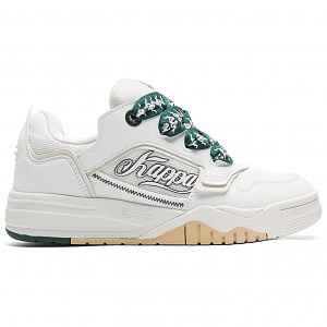 Kappa Anti Slip Wear Resistant Low Top Skateboard Shoes Unisex White 1 2638807