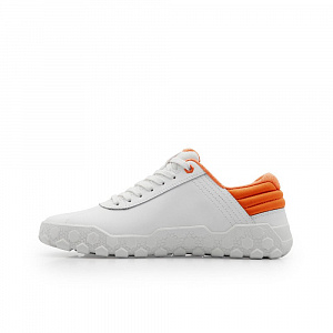 CAT Cushioning Anti-Slip And Wear-Resistant Low-Top Outdoor Shoes Unisex White Orange