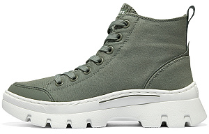 Skechers Roadies Abrasion Resistant Lightweight Cushioning High Top Canvas Shoes Women's Green