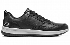 Skechers Go Walk Steady Low Top Skateboard Shoes Men's Black White 1 2639320