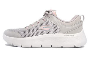 Skechers Go Walk Fle Low Top Running Shoes Women's Gray