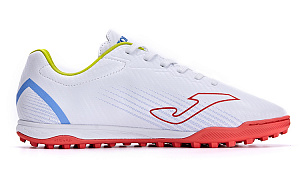 Joma TF Rubber Broken Studs Anti Slip Wear Resistant Soccer Shoes Men's White Red 1 2639662