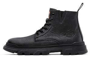 Dickies Slip-Resistant Crew Work Boots High-Top Men's Black