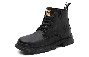 Dickies Slip-Resistant Crew Work Boots High-Top Men's Black 1 2639719