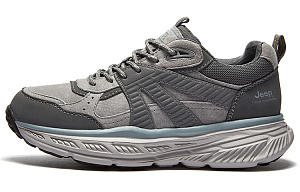 Jeep Abrasion Resistant Low Top Casual Shoes Men's Gray