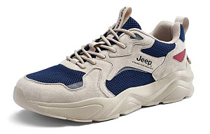 Jeep Low Top Casual Shoes Men's Blue 1 2640371