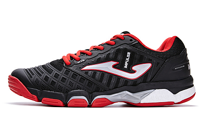 Joma Training Series Homer Slip Resistant, Abrasion Resistant, Breathable Low Top Training Shoes Men's Black Red