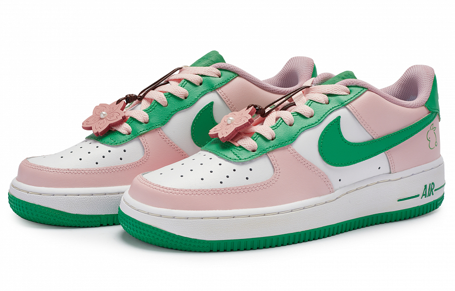 Nike Air Force 1 Low 07 Low Top Skateboard Shoes Men's Pink Green White купить в интернет-магазине Yoocart с быстрой доставкой по России.
