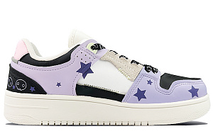 LiNing Tianji Anti-Slip Wear-Resistant Low-Top Skateboard Shoes Women's Black Purple 1 2640953